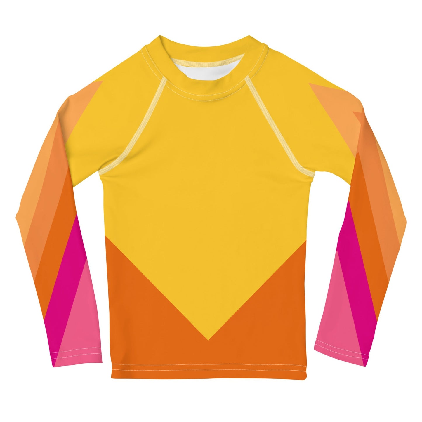 Hero -  - Surfshirt für Babies & Kinder - UV-Shirt - Langarm Badeshirt - yellow/pink/orange